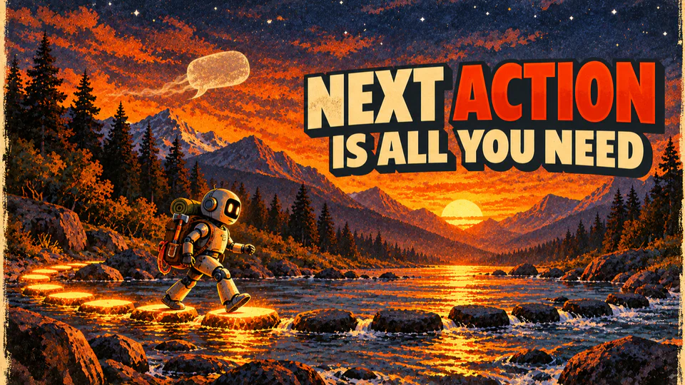 Next Action Is All You Need 🪜